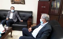 عضو هیات مدیره نظام پزشکی تهران با رئیس کل نظام پزشکی دیدار کرد