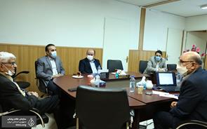 دیدار رئیس کل سازمان با رییس دانشگاه تهران و استاد بهادری در دفتر دانش آموختگان‌ 24 مهر 1400 