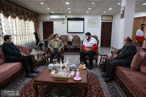دیدار رئیس کل سازمان نظام پزشکی با رئیس جمعیت هلال احمر ایران 8 آذر 1400  