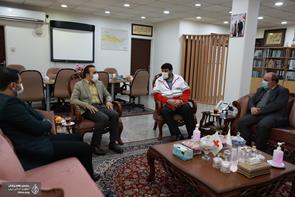 دیدار رئیس کل سازمان نظام پزشکی با رئیس جمعیت هلال احمر ایران 8 آذر 1400  