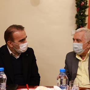 دیدار صمیمی رئیس سازمان نظام پزشکی با پزشک پیشکسوت جامعه ایرانیان مسیحی 5 آذر 1400  